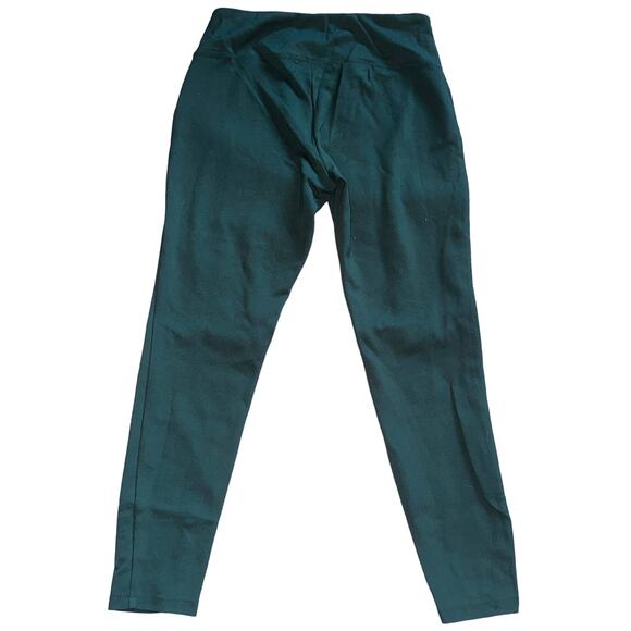 Peace and Pearls Green Women's Leggings Size Large - Picture 3 of 3